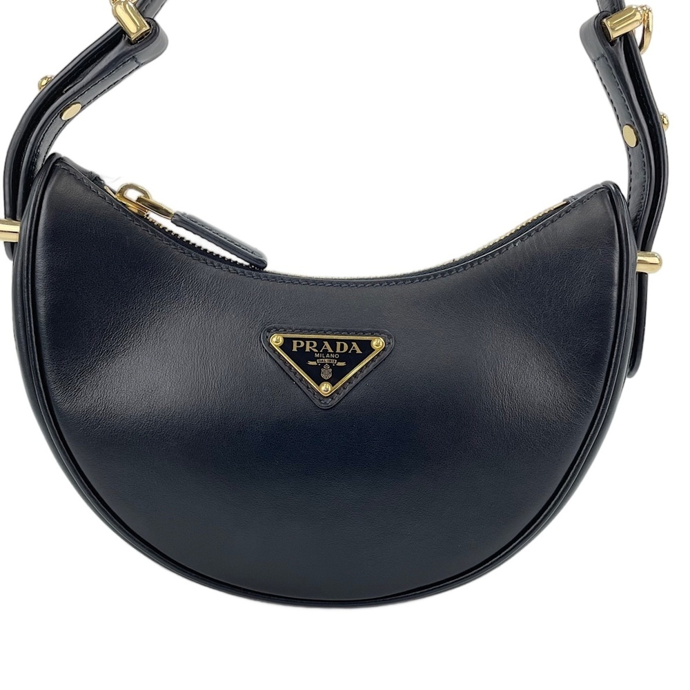 Prada PRADA Arche Small Shoulder Bag Black - Picture 2 of 11